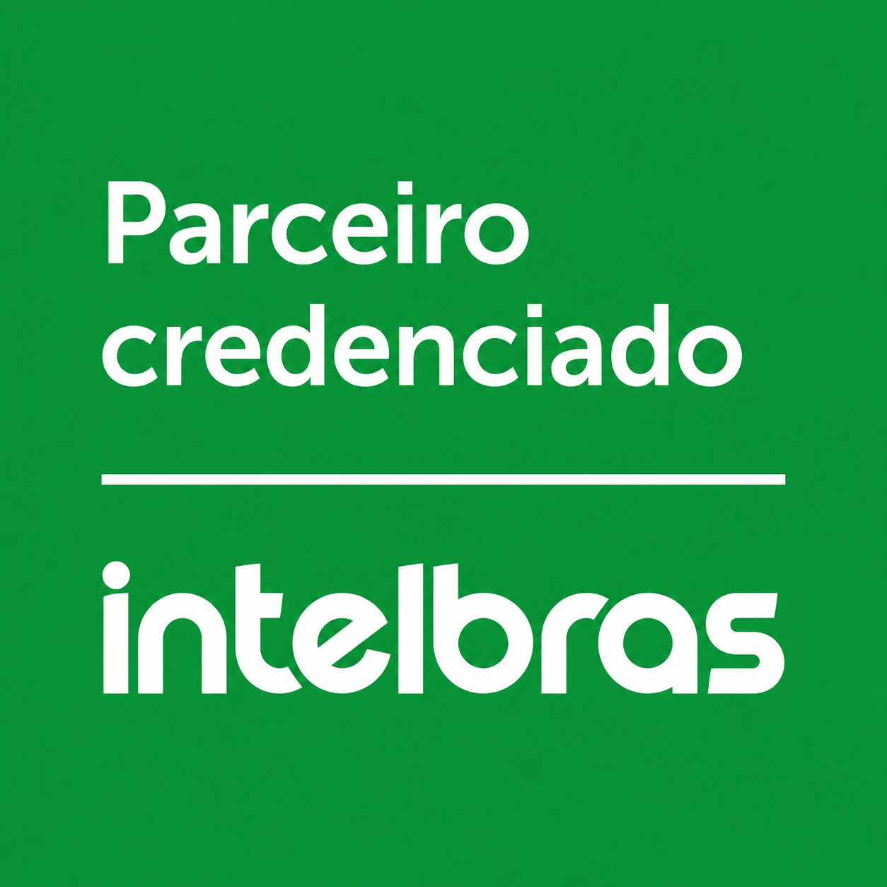 Selo de parceiro credenciado Intelbras